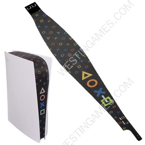 Side Dust Proof Filter Cover Dust Net And Cooling Vents Dirty Prevent mesh for PS5 Console - BIg PS Logo