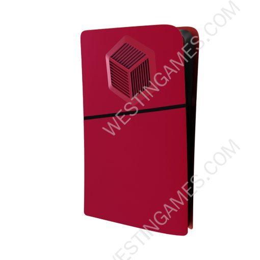 Replacement New Housing Case Faceplate Integrated Cover for PS5 Slim HUD System - Red