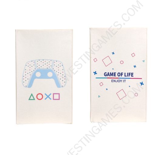 White Protective Dust Prevent Cover Sleeve for PS5 Pro/Slim Console - PS Logo Anniversary