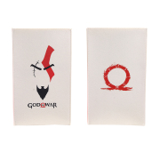 White Protective Dust Prevent Cover Sleeve for PS5 Pro/Slim Console - God of War