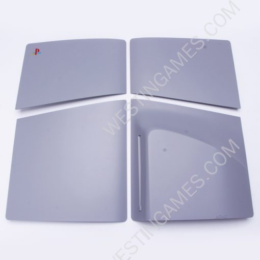 Replacement OEM Housing Case Faceplate Integrated Cover for Sony PS5 Slim 30th HUD System - Grey