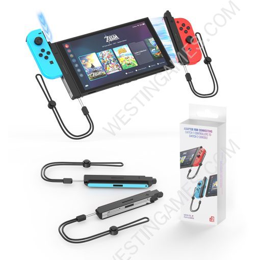 Magnetic Adapter Split Handle Converter Rechargeable Version For Nintendo Switch 1 JoyCon Controller On Switch 2