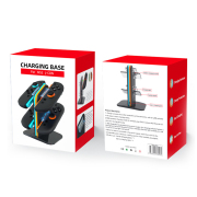 HBS-2859 4-in-1 Square Charging Dock for Switch 2 Left & Right Joy-Con