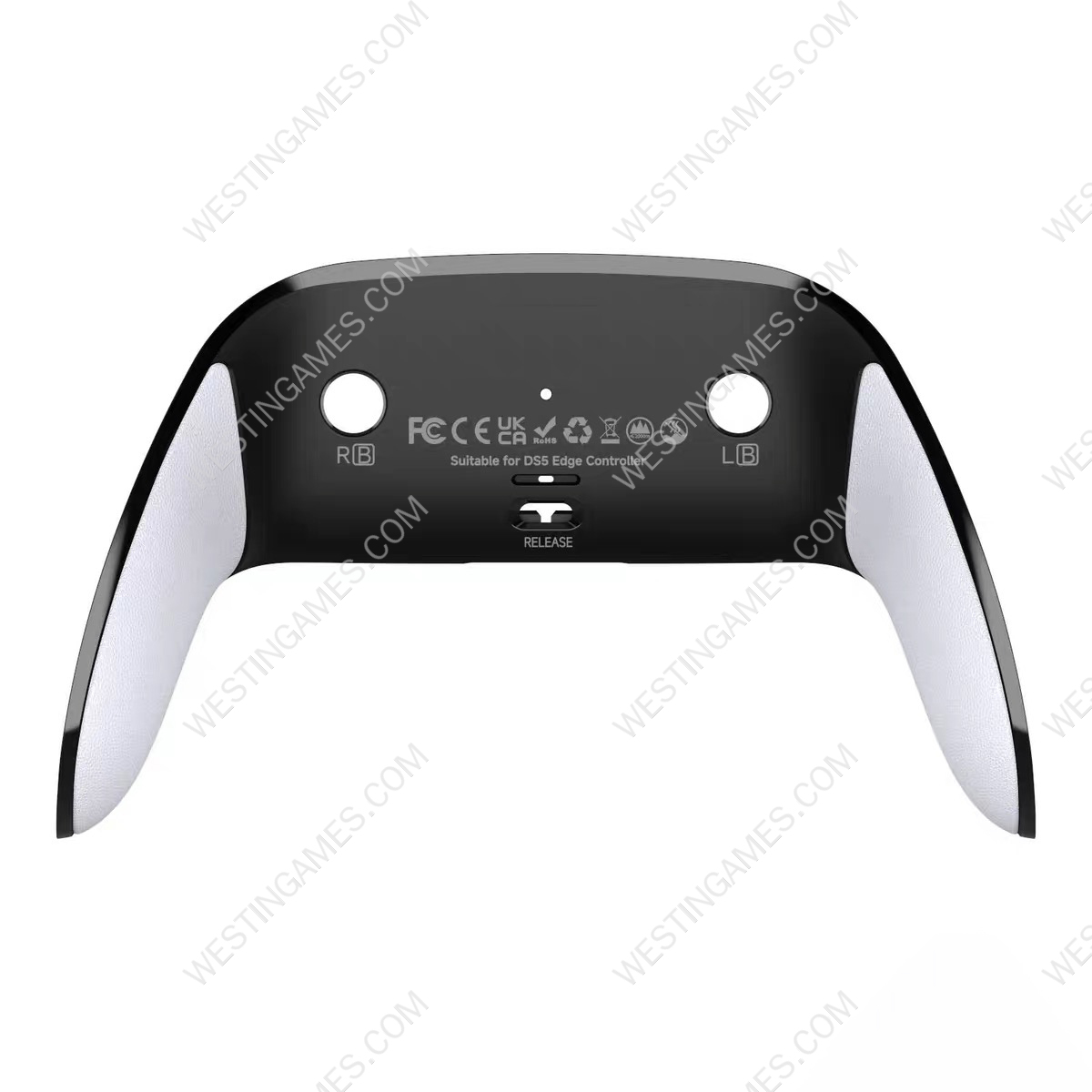 Anti-Sweat and Anti-Slip Rear Back Cover For PS5 Edge Controller White