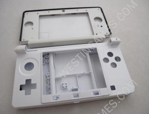 Replacement Full Housing Shell Case with Buttons and Screws for Nintendo 3DS - White - Image 2