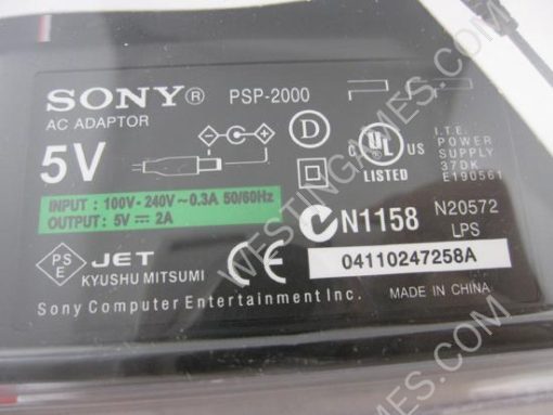 US Plug Power Ac Adapter Charger for PSP 1000/2000/3000 - Red Packing - Image 2