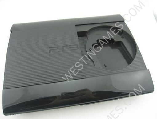 Replacement Complete Housing Shell Case for PS3 Super Slim 4K 4000 - Black - Image 2