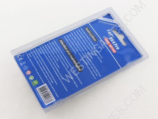 2000mAh 3.7V Li-ion Battery Pack with USB Charging Cable for PS4 Slim/Pro Wireless Controller - Image 2