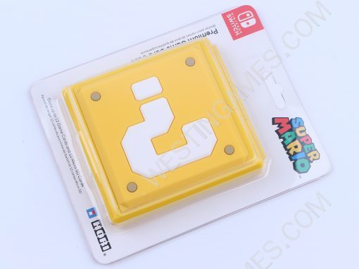 12 Slots Question Block Game Card Cartridge Storage Case Box for NS Switch - Yellow