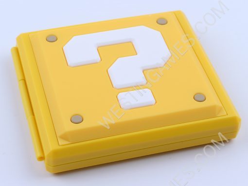 12 Slots Question Block Game Card Cartridge Storage Case Box for NS Switch - Yellow - Image 2