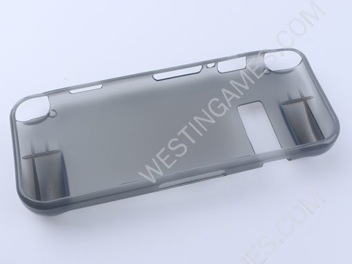 Comfortable Soft TPU Grip Case and Ergonomic Shock-Absorption Cover for NS Switch - Clear Black - Image 2