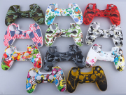 Cartoon Silicone Protective Case for PS4 Dualshock 4 Controllers Camouflage - 12 Color