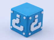 Mario Question Block Game Cartridge and Micro SD Card Case Holder for NS Switch - Blue 02