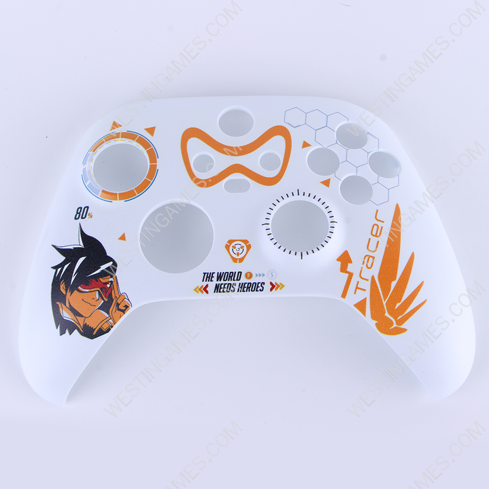Limited Edition Front Shell Top Faceplate Mod Parts for XBOX Series Controller - Overwatch