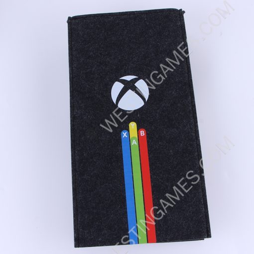 Black Protective Dust Prevent Cover Sleeve for XBOX Series X Console - XBOX Logo