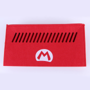 Red Protective Dust Prevent Cover Sleeve for Switch and Oled Console - Mario 02