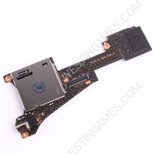 Original Game Card Slot Reader with 3.5MM Audio Jack Part and SD Card Port Replacement for NS Switch OLED