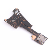 Original Game Card Slot Reader with 3.5MM Audio Jack Part and SD Card Port Replacement for NS Switch OLED 04