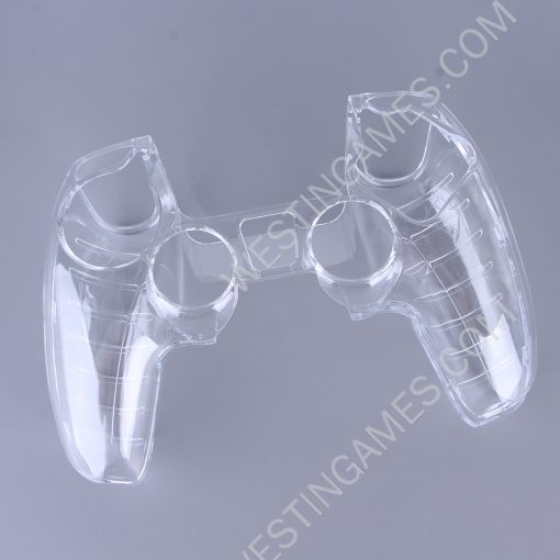 Thin Transparent Crystal Protecting Cover Case Support Charging Dock for PS5 Controller - Image 3
