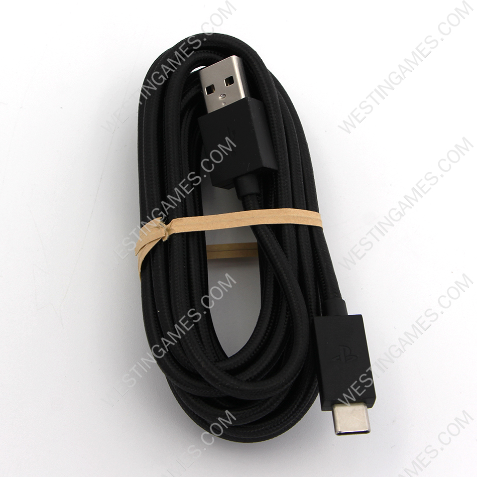 9.2Ft Long Braided Type-c USB 3.0 Data Sync Charger Cable Cord For PS5 Elite Controller