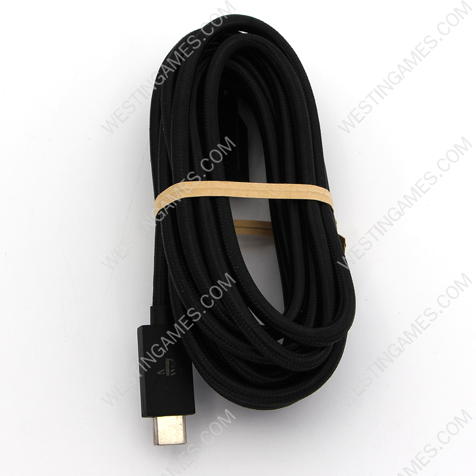9.2Ft Long Braided Type-c USB 3.0 Data Sync Charger Cable Cord For PS5 Elite Controller - Image 3