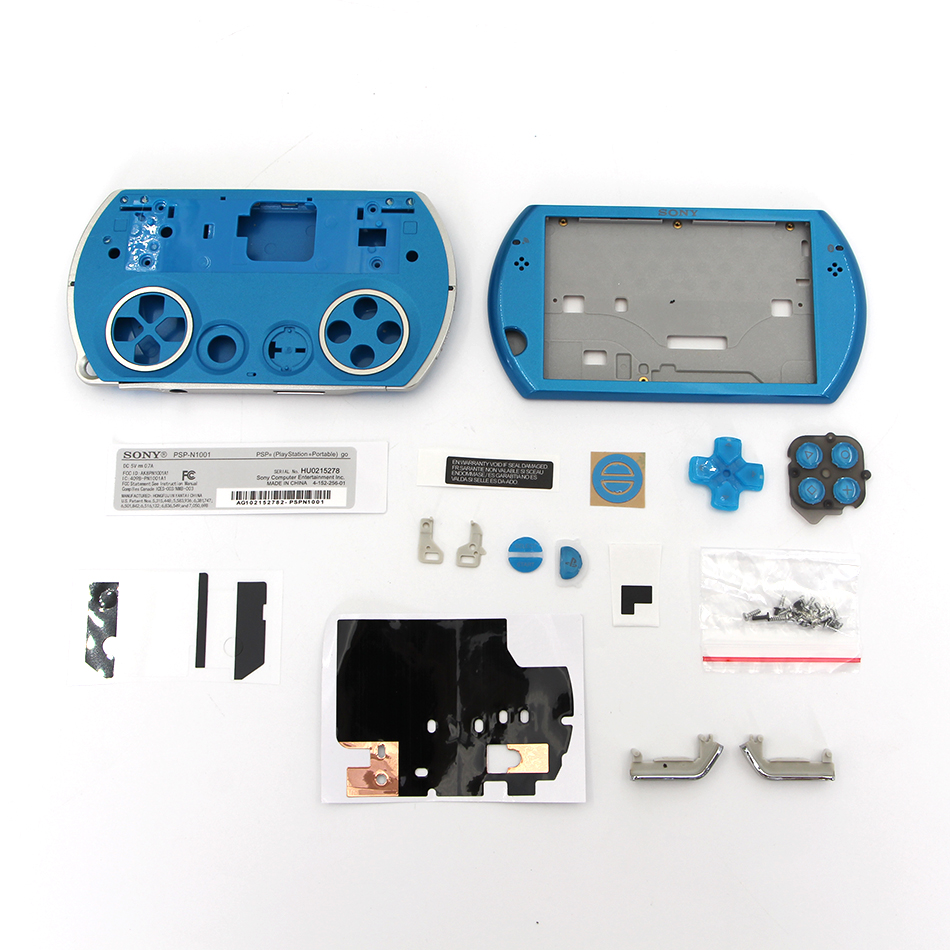 Complete Replacement Housing Shell Case Dark Blue for PSP GO 02