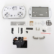 Complete Replacement Housing Shell Case Dark White for PSP GO 02