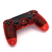 Wireless Dualshock 4 Gamepad Controller Nude Pack for Playstation 4 PS4 Slim Pro - Clear Red