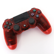 Wireless Dualshock 4 Gamepad Controller Nude Pack for Playstation 4 PS4 Slim Pro - Clear Red 04