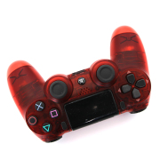 Wireless Dualshock 4 Gamepad Controller Nude Pack for Playstation 4 PS4 Slim Pro - Clear Red 05