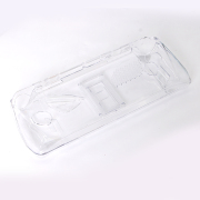 Transparent Crystal Protecting Cover Case with Stand for ROG Ally - Clear White