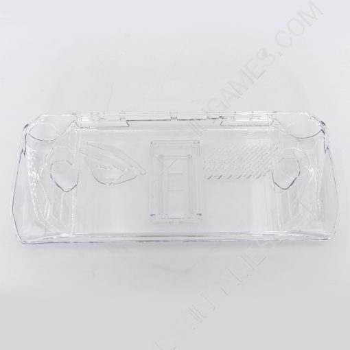 Transparent Crystal Protecting Cover Case with Stand for ROG Ally - Clear White - Image 2