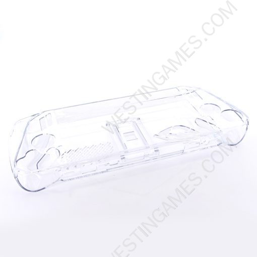 Transparent Crystal Protecting Cover Case with Stand for ROG Ally - Clear White - Image 6