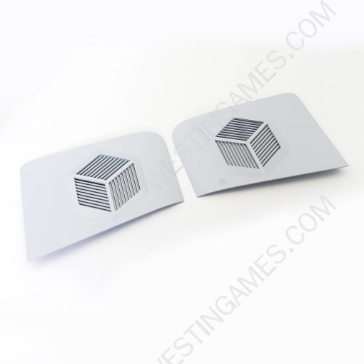 Replacement Top Cover Case with Vented Diamond Design for Playstation 5 PS5 Slim - Matt White