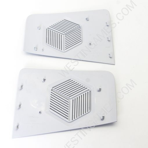 Replacement Top Cover Case with Vented Diamond Design for Playstation 5 PS5 Slim - Matt White - Image 3