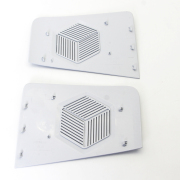 Replacement Top Cover Case with Vented Diamond Design for Playstation 5 PS5 Slim - Matt White 03