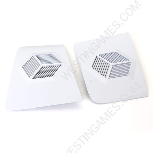 Replacement Top Cover Case with Vented Diamond Design for Playstation 5 PS5 Slim - Matt White - Image 4