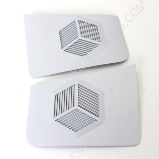 Replacement Top Cover Case with Vented Diamond Design for Playstation 5 PS5 Slim - Matt White - Image 6