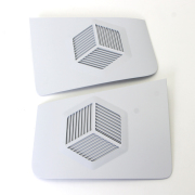 Replacement Top Cover Case with Vented Diamond Design for Playstation 5 PS5 Slim - Matt White 06