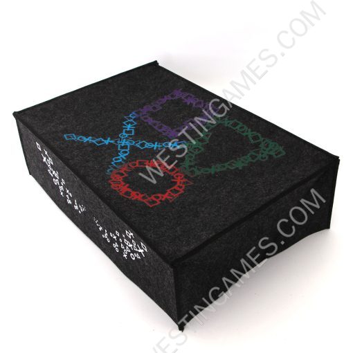 Horizontal Black Protective Dust Prevent Cover Sleeve for PS5 Console - BIg PS Logo - Image 6