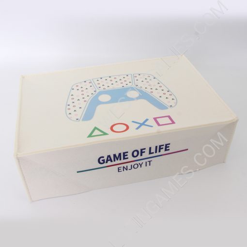 Horizontal White Protective Dust Prevent Cover Sleeve for PS5 Console - PS Logo - Image 3