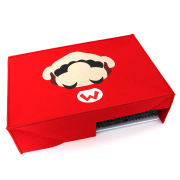 Horizontal Red Protective Dust Prevent Cover Sleeve for PS5 Console - Mario 04