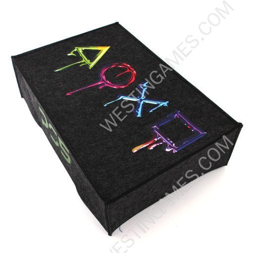 Horizontal Black Protective Dust Prevent Cover Sleeve for PS5 Console - PS Logo - Image 5