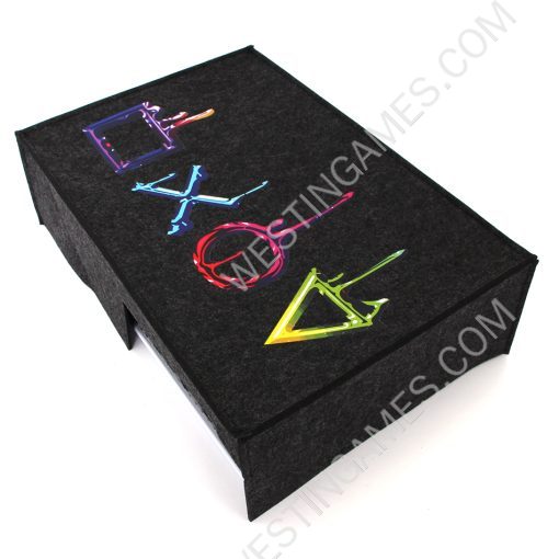 Horizontal Black Protective Dust Prevent Cover Sleeve for PS5 Console - PS Logo - Image 6