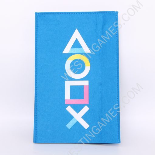 Blue Protective Dust Prevent Cover Sleeve for PS5 Slim Console - PS Logo