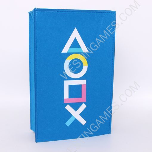 Blue Protective Dust Prevent Cover Sleeve for PS5 Slim Console - PS Logo - Image 3