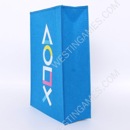 Blue Protective Dust Prevent Cover Sleeve for PS5 Slim Console - PS Logo - Image 5