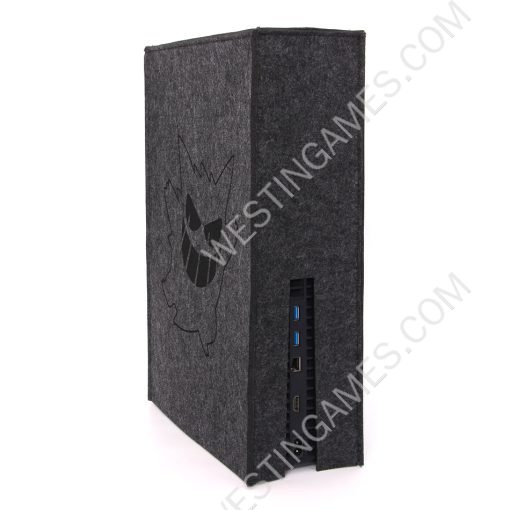 Black Protective Dust Prevent Cover Sleeve for PS5 Console - Gengar - Image 6