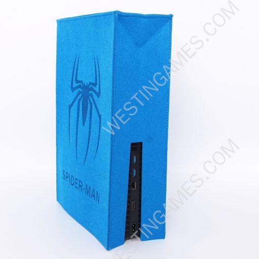 Spider-Man Protective Dust Prevent Cover Sleeve for PS5 Console - Blue - Image 6
