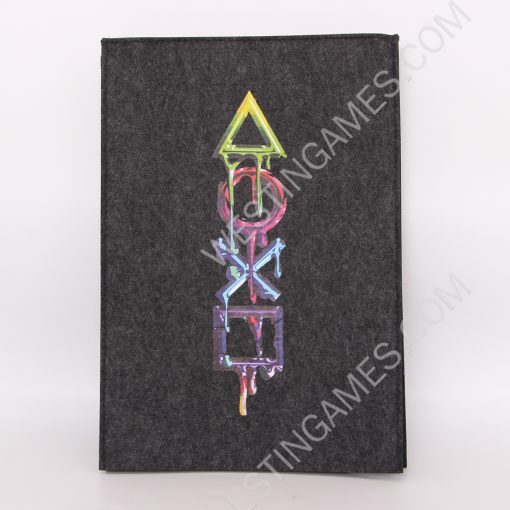 Black Protective Dust Prevent Cover Sleeve for PS5 Console - PS Logo
